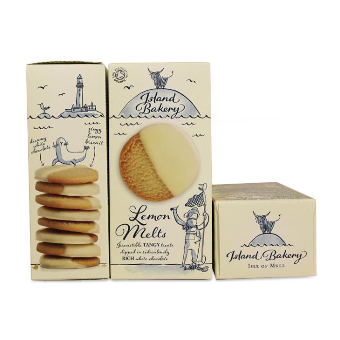 Island Bakery - Lemon Melts Organic Biscuits, 133g - Pack of 12