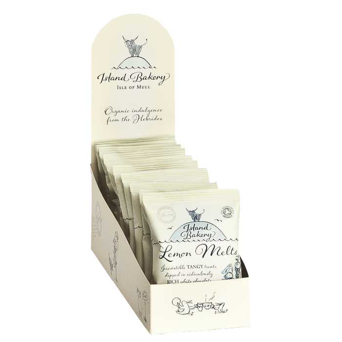 Island Bakery - Lemon Melts Organic Biscuits, 25g - Pack of 48