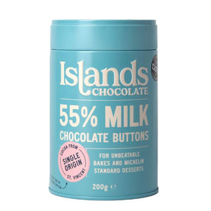 Islands Chocolate - Chocolate Buttons, 200g | Pack of 6 | Multiple Options