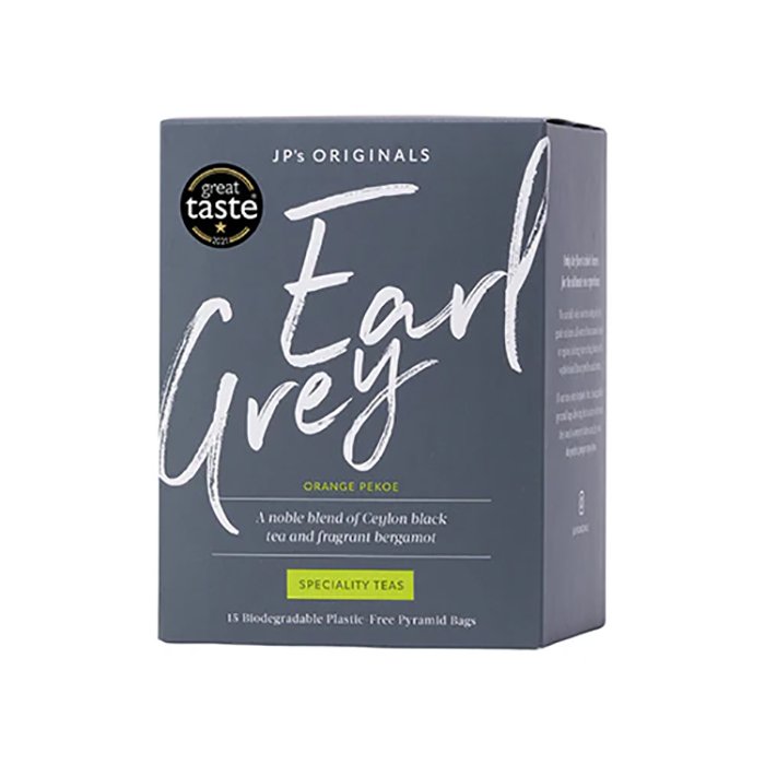 JP Originals Limited - Earl Grey Tea, 91g - Pack of 15