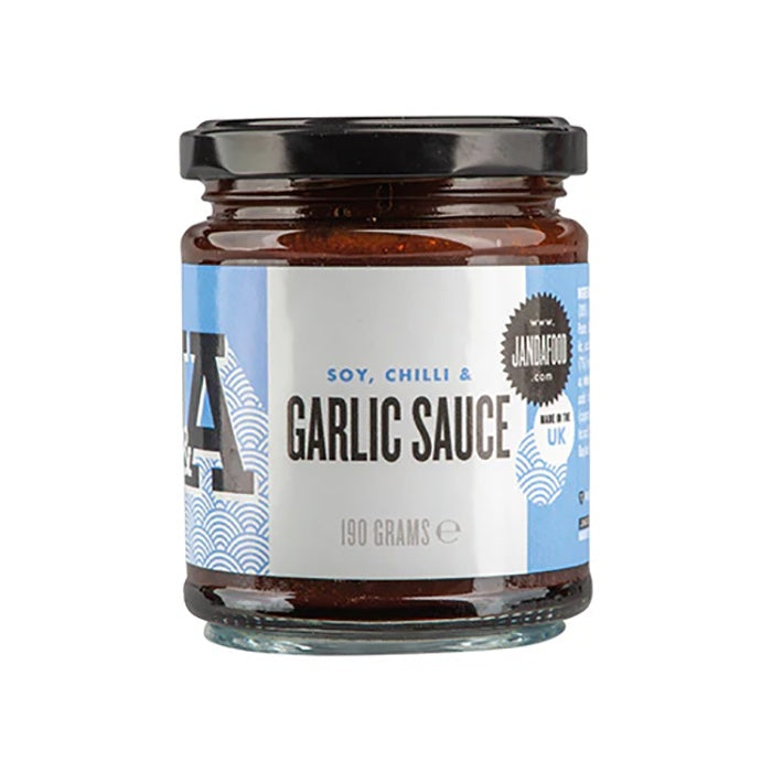 J & A Food - Soy, Chilli, Garlic Sauce, 190g - Pack of 6