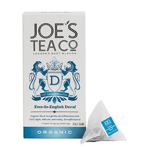 Joe's Tea Co. - Organic Ever-So-English Decaf Tea, 15 Bags- Pack of 6