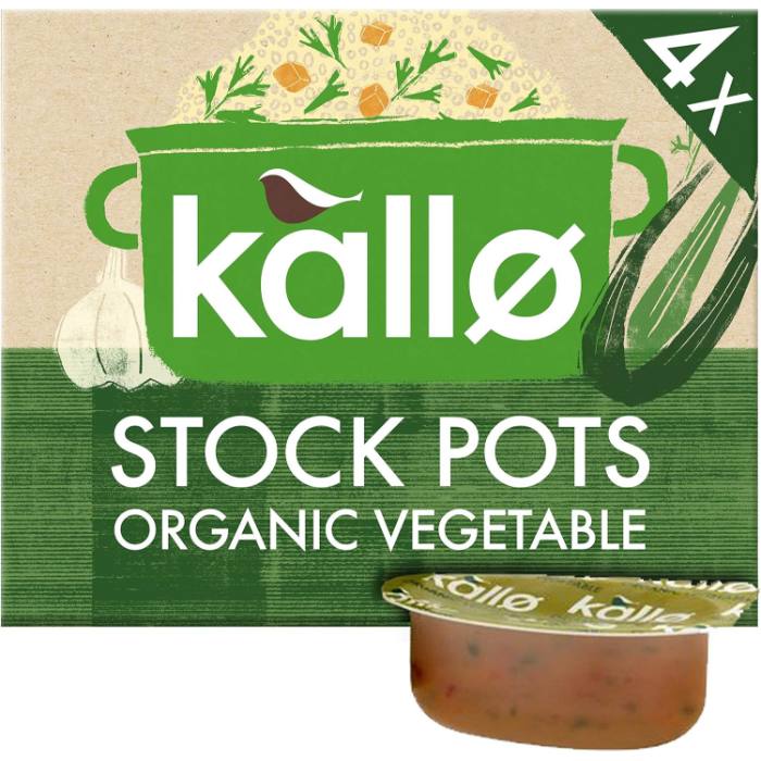 Kallo - Kallo Organic Vegetable Stock Pot, 24g  Pack of 6