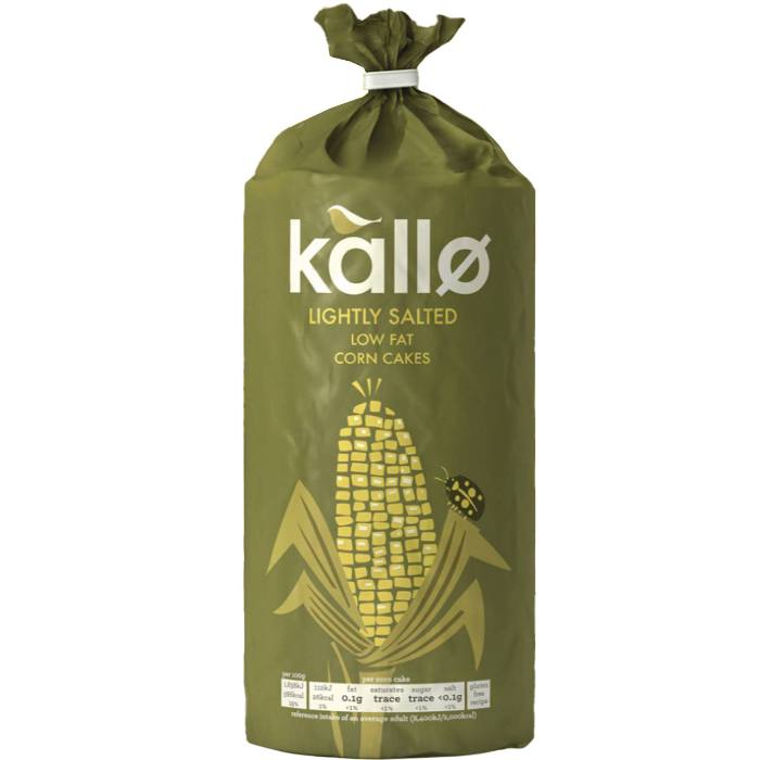 Kallo - Lightly Salted Corn Cakes, 200g