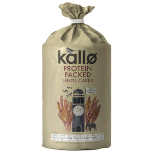 Kallo - Protein Packed Lentil Cakes, 100g | Multiple Sizes