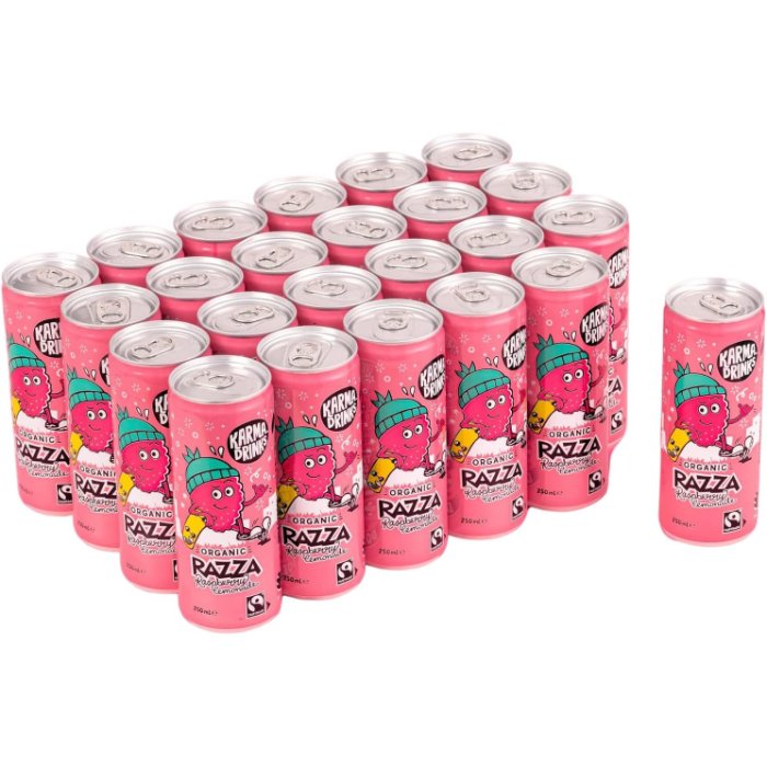 Karma Drinks - Karma Razza Raspberry Lemonade Can 250ml - Pack of 24