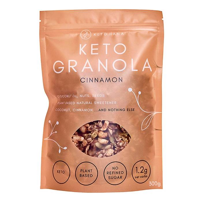 Keto Hana - Keto Granola Cinnamon, 300g