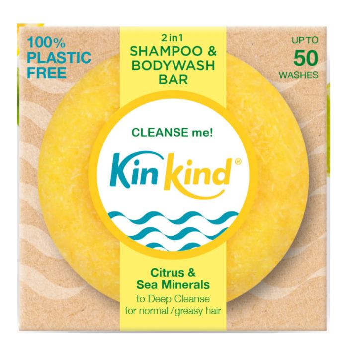 Kinkind - CLEANSE me! 2 in 1 Shampoo & BodyWash Bar 50g, 50g