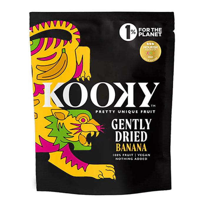 Kooky - Gently Dried 100% Banana, 25g - Pack of 12