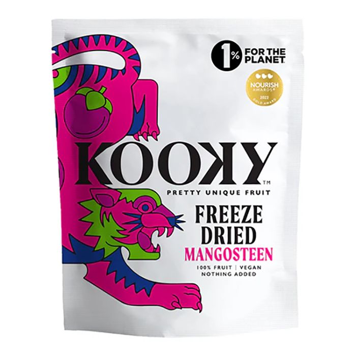 Kooky - Pretty Unique Fruit Freeze Dried 100% Fruit Mangosteen, 12g - Pack of 12