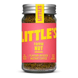 Little's Speciality Coffee - Flavoured Instant Coffee Toffee Nut, 50g | Pack of 6