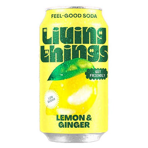 Living Things - Lemon & Ginger Soda, 300ml