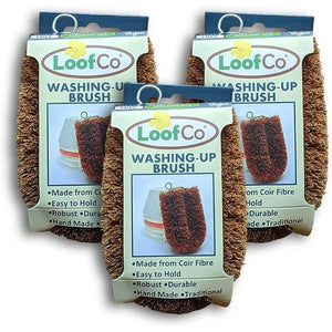 Loofco - Scrubbing Brush, 3 Brushes