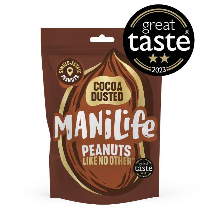 ManiLife - Cocoa Dusted Peanuts, 75g  Pack of 8