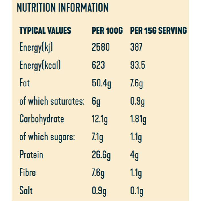 Manilife - Original Roast Crunchy Peanut Butter, 275g - Back