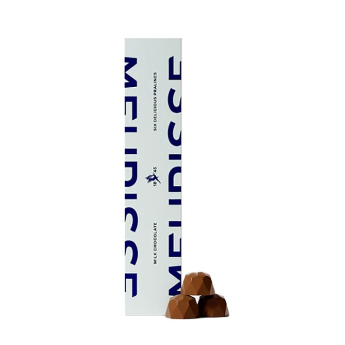 Meurisse - Pralines Milk with Almond Pieces, 100g  Pack of 10