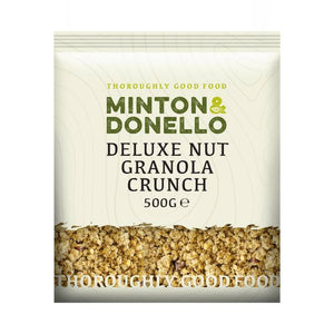 Minton & Donello - Deluxe Nut Granola Crunch, 500g | Pack of 6