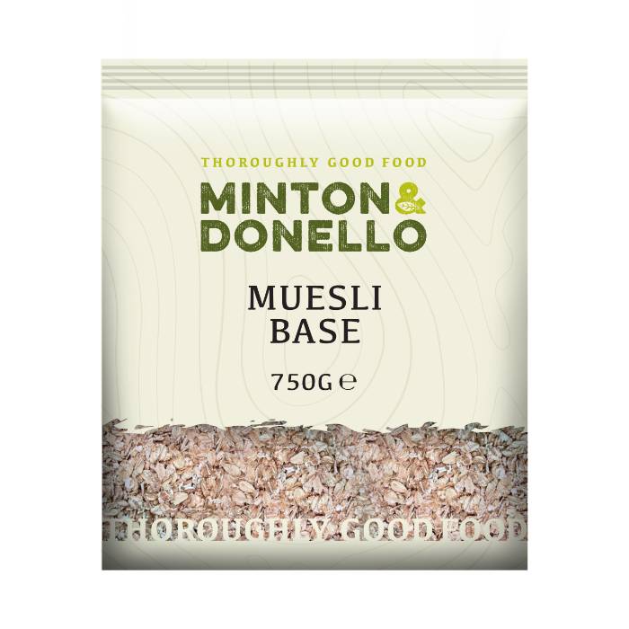 Minton & Donello - Muesli Base, 750g  Pack of 6