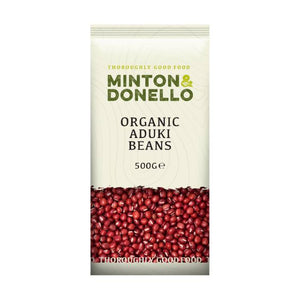 Minton & Donello - Organic Aduki Beans, 500g | Pack of 6