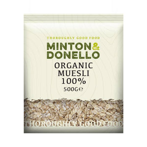 Minton & Donello - Organic Muesli 100% Organic | Pack of 6 | Multiple Sizes