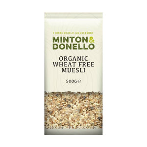 Minton & Donello - Organic Wheat Free Muesli, 500g | Pack of 6