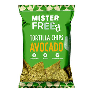 Mister Free'd - Tortilla Chips with Avocado | Pack of 12 | Multiple Sizes