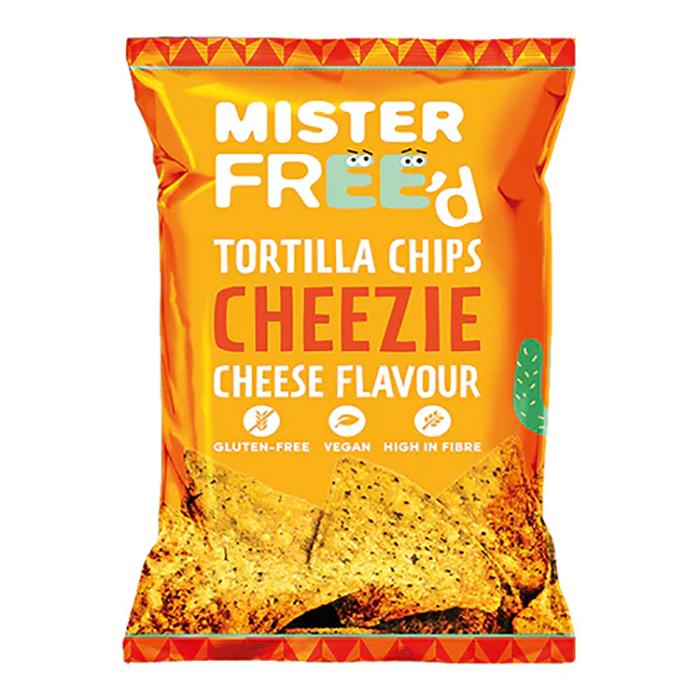 Mister Free'd - Tortilla Chips with Vegan Cheese, 135g  Pack of 12