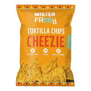 Mister Free'd - Tortilla Chips with Vegan Cheese | Pack of 12 | Multiple Sizes