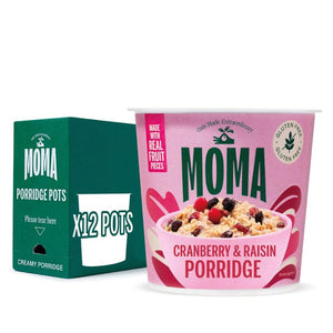 Moma - Cranberry & Raisin Porridge, 70g | Pack of 12