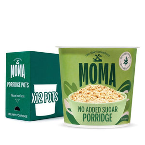 Moma - No Added Sugar Porridge Pots, 65g | Pack of 12