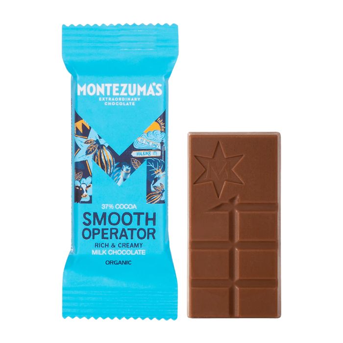 Montezuma's - Organic Smooth Milk Chocolate, 25g  Pack of 26