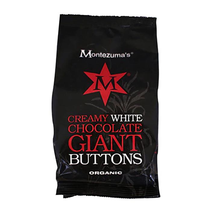 Montezuma's - Organic White Chocolate Buttons, 180g - Pack of 8