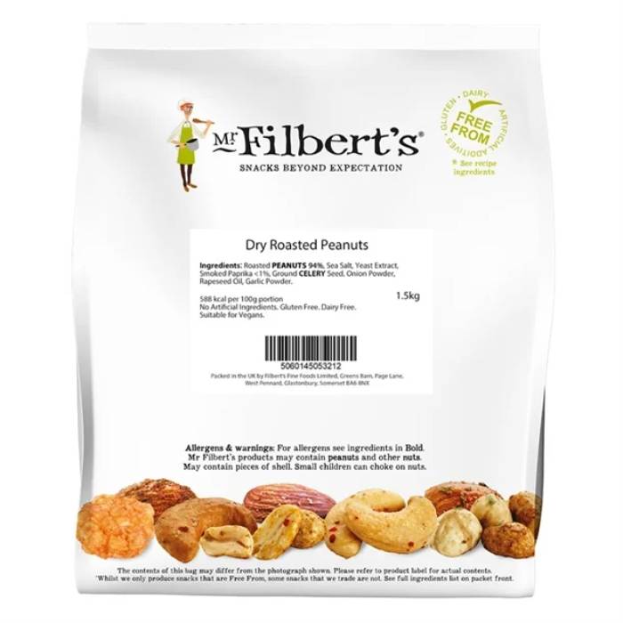 Mr. Filbert's - Dry Roasted Peanuts, 1.5kg