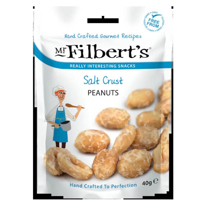 Mr. Filbert's- Salt Crust Peanuts, 20x40g