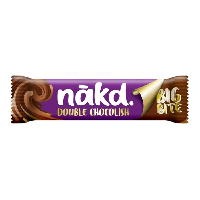 Nakd - Chocolish Raw Fruit, Nut & Cocoa Bars - Double (16-Pack), 50g