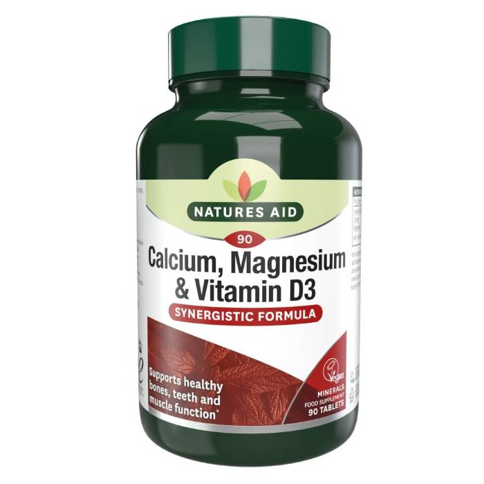 Natures Aid - Calcium, Magnesium, Vitamin D3, 90 Tablets