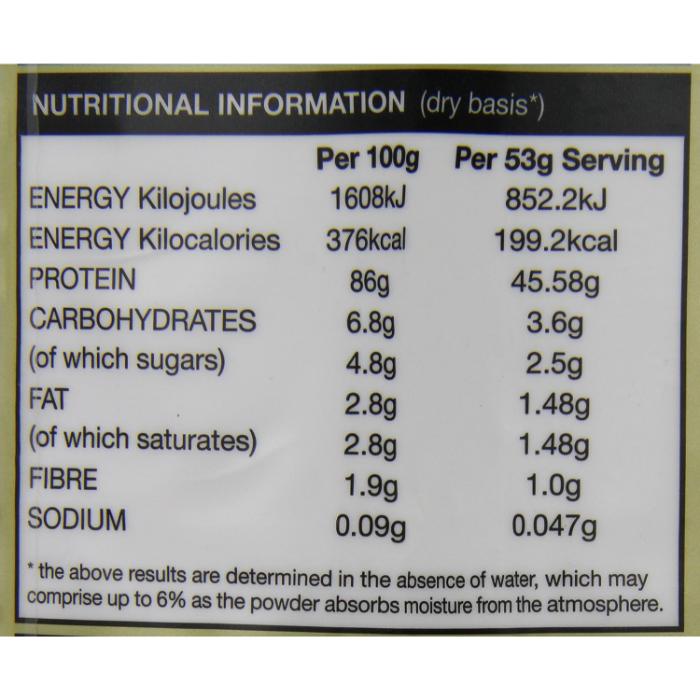 Nutrisport - 90+ Protein Strawberry - Aspartame Free, 908g - back