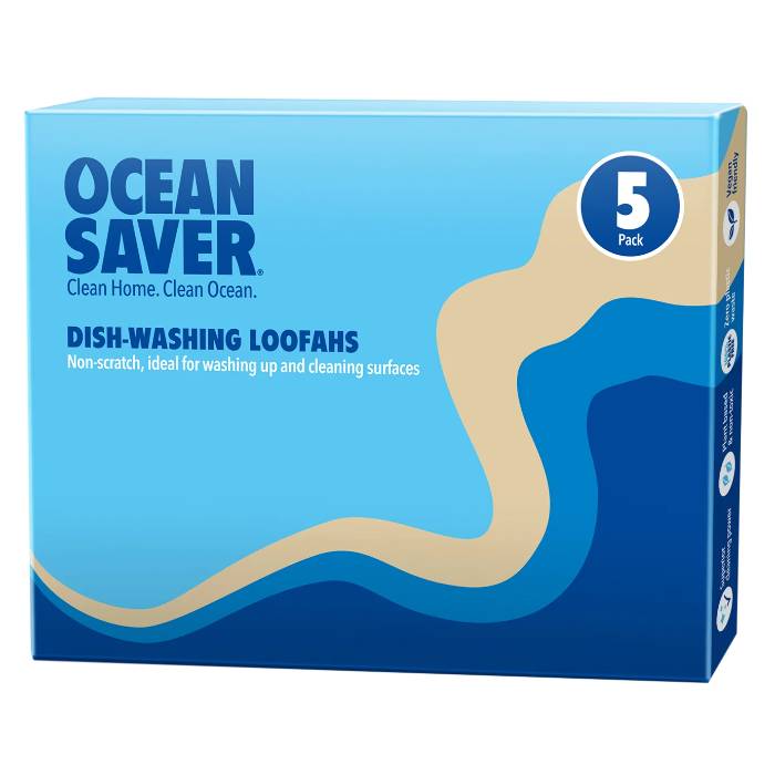 OceanSaver - Dish Washing Loofahs, 5 Pack