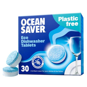 OceanSaver - Plastic Free Eco Dishwasher Tabs | Multiple Pack Sizes