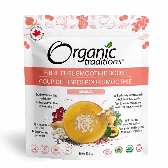 Organic Traditions - Organic Fibre Fuel Smoothie Boost Original, 300g