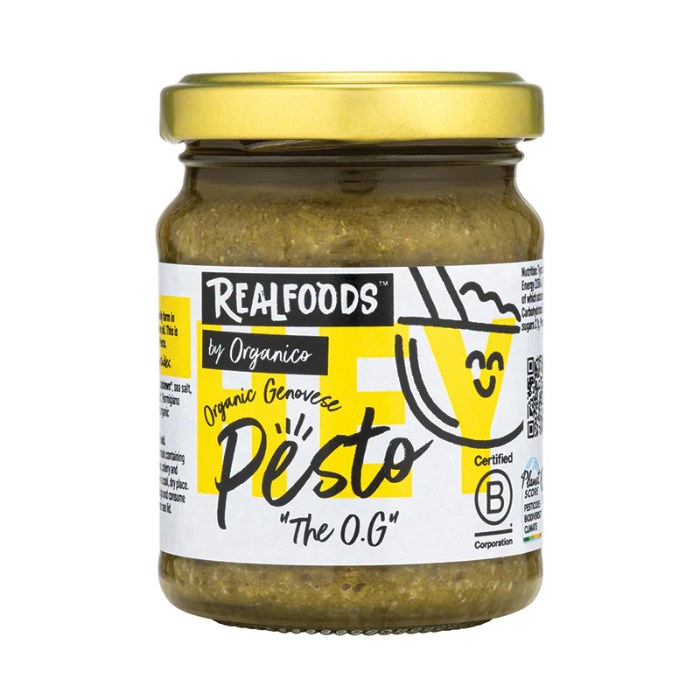 Organico - Organic Genovese Pesto, 120g