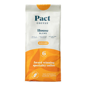 Pact Coffee - House Blend Ground, 200g | Pack of 6