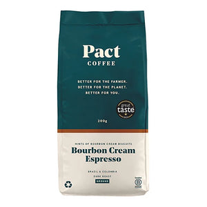 Pact Coffee - Pact Bourbon Cream Espresso, 200g - Pack of 6 | Multiple Formats