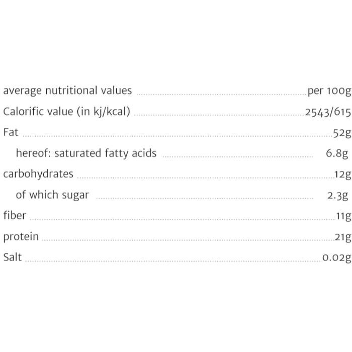 PlantLife - Organic Pistachio Kernels Raw, 70g - back