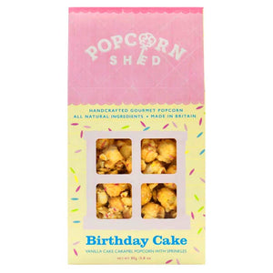 Popcorn Shed - Birthday Cake Popcorn Shed, 80g | Pack of 10