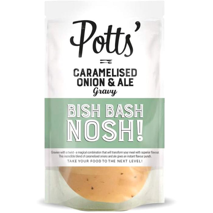 Potts - Potts Caramelised Onion & Ale Gravy, 350g  Pack of 6