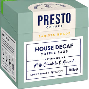 Presto Coffee Roasters - House Decaf Instant Coffee, 100g | Pack of 10