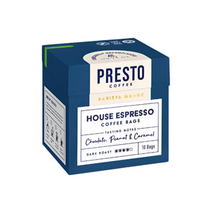 Presto Coffee Roasters - House Espresso Instant Coffee, 100g | Pack of 10