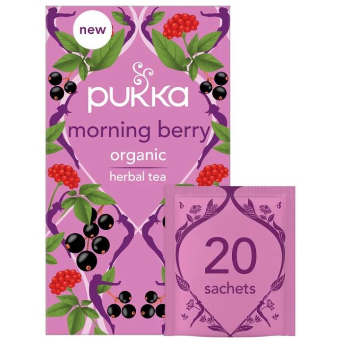 Pukka - Organic Morning Berry, 20 Bags  Pack of 4