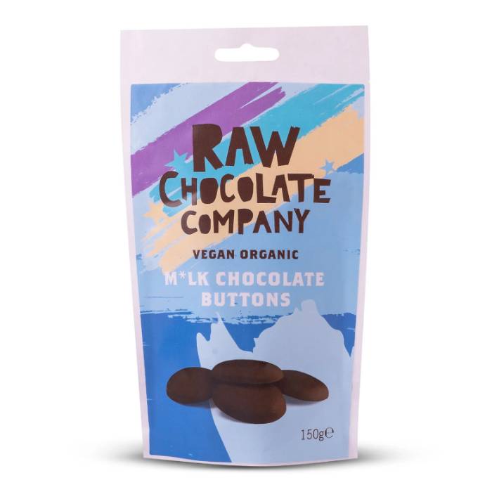 Raw Chocolate Co - Mlk Chocolate Buttons, 150g